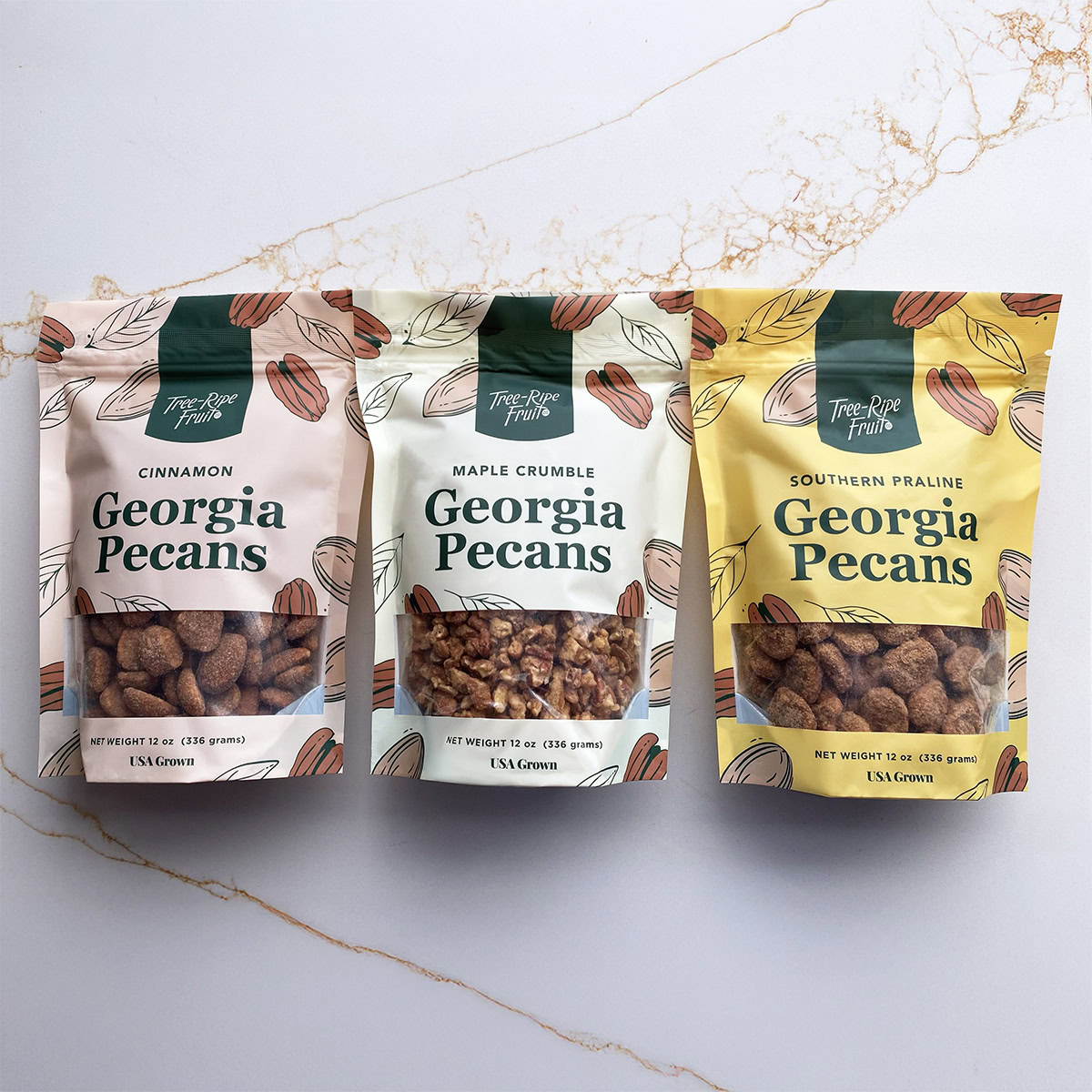 Flavored Georgia Elliot Pecans | Tree-Ripe Fruit Co.
